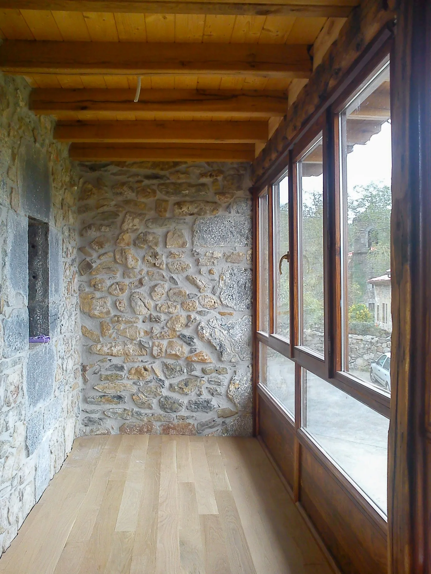 Viewing deck finished interior